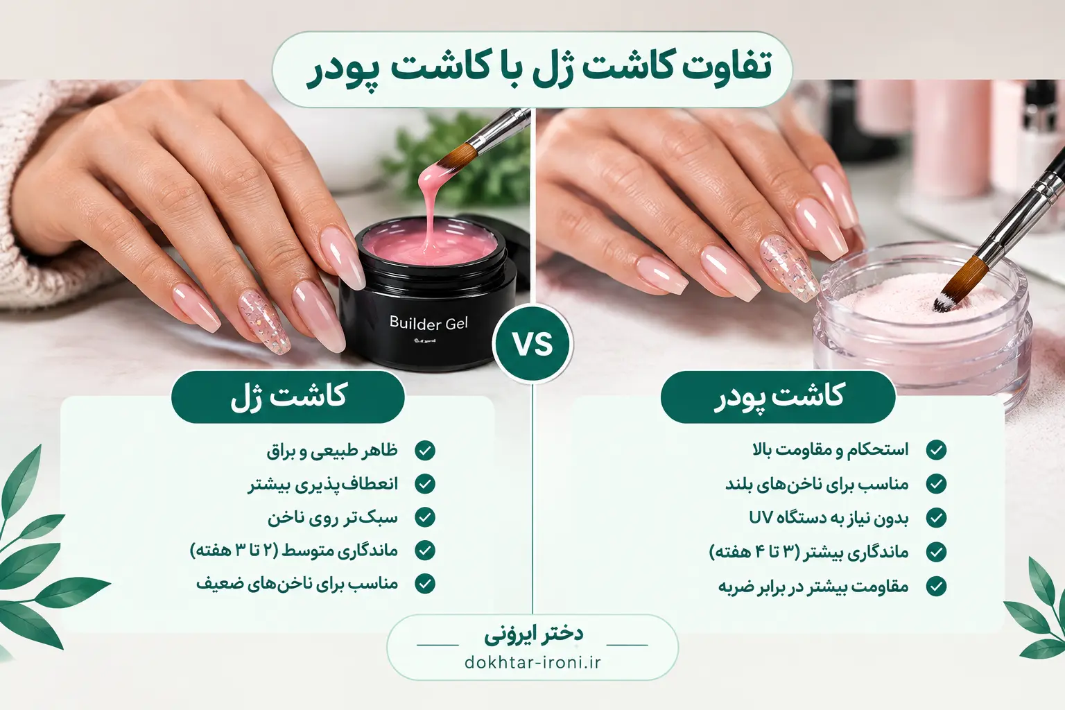تفاوت کاشت ژل با کاشت پودر